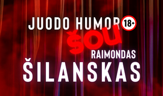 Lapkričio 15 d. Tauragės kultūros centre – „Juodo humoro šou su Raimondu Šilansku / N18“