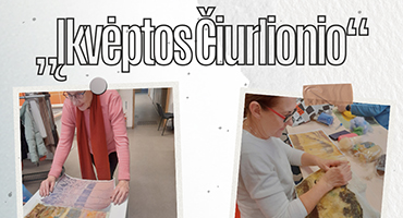 Iki vasario 28 d. Tauragės Birutės Baltrušaitytės viešojoje bibliotekoje veikia veltų paveikslų paroda „Įkvėptos Čiurlionio“