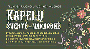 Plungės kultūros centro vasario mėnesio renginiai