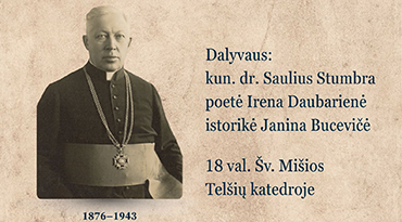 Balandžio 23 d. Telšiuose – atminties vakaras, skirtas diplomatui, vertėjui, prelatui, spaudos bendradarbiui, prof. dr. Jurgiui Narjauskui