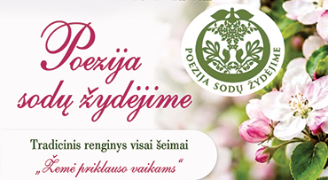 Gegužės 23 d. Telšių rajono Upynos seniūnijoje – tradicinis renginys „Poezija sodų žydėjime“