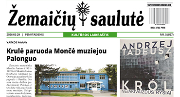 Išleists 2026 metu gegužės mienesė laikraštė „Žemaičių saulutė“ numeris