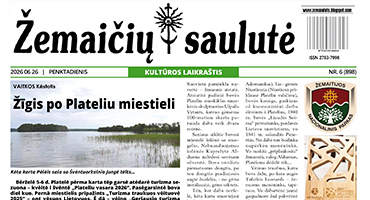 Laikraštė „Žemaitiu saulutė“ 2026 m. bėrželė mienesė numeris