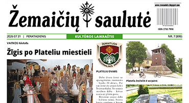 Laikraščio „Žemaičių saulutė“ 2026 m. liepos mėnesio numeris